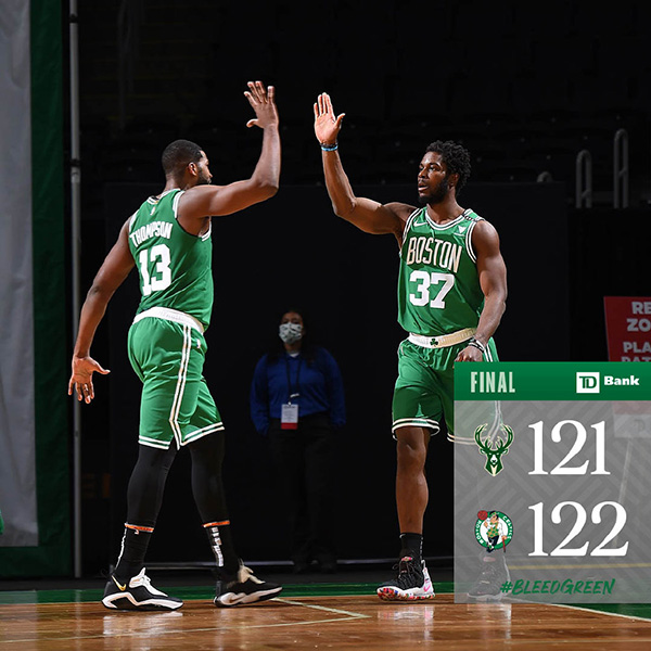 <a href=/gaoqinglanqiu/celtics/ target=_blank class=infotextkey>凯尔特人</a>122-121险胜<a href=/gaoqinglanqiu/bucks/ target=_blank class=infotextkey>雄鹿</a>